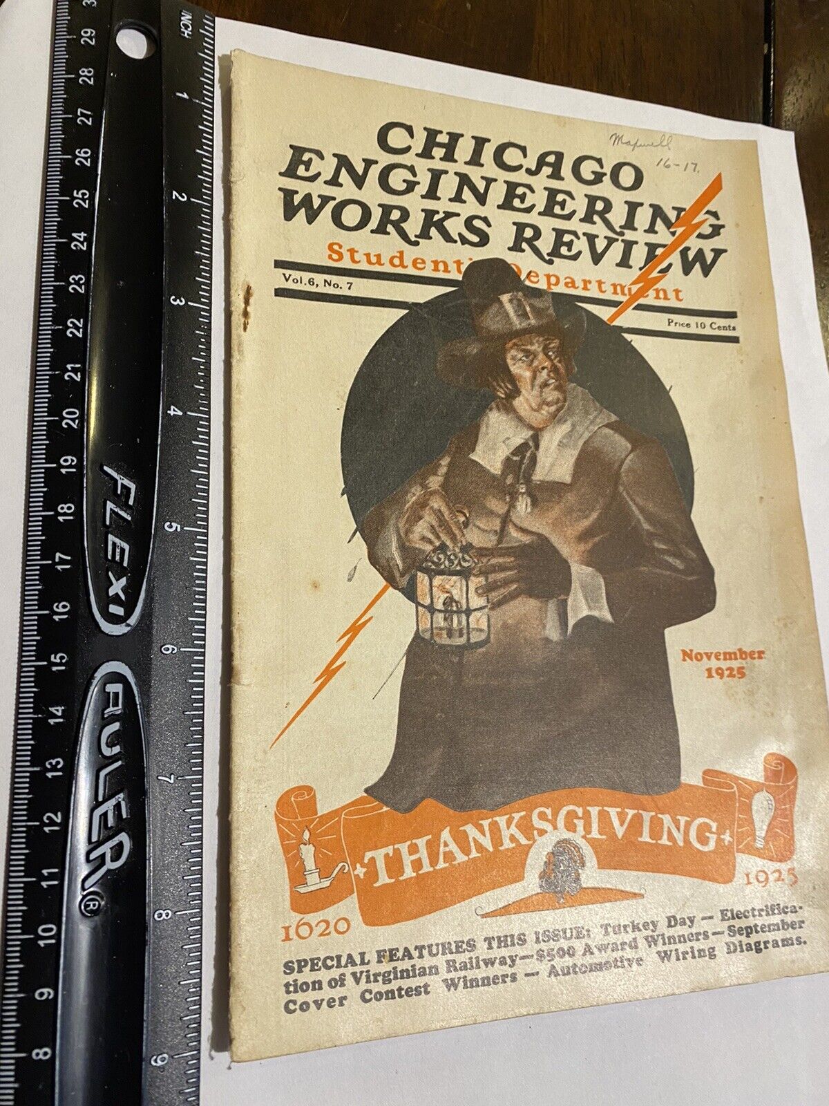 1925 Chicago Engineering Works Review, Thanksgiving Editon - w WESTINGHOUSE AD