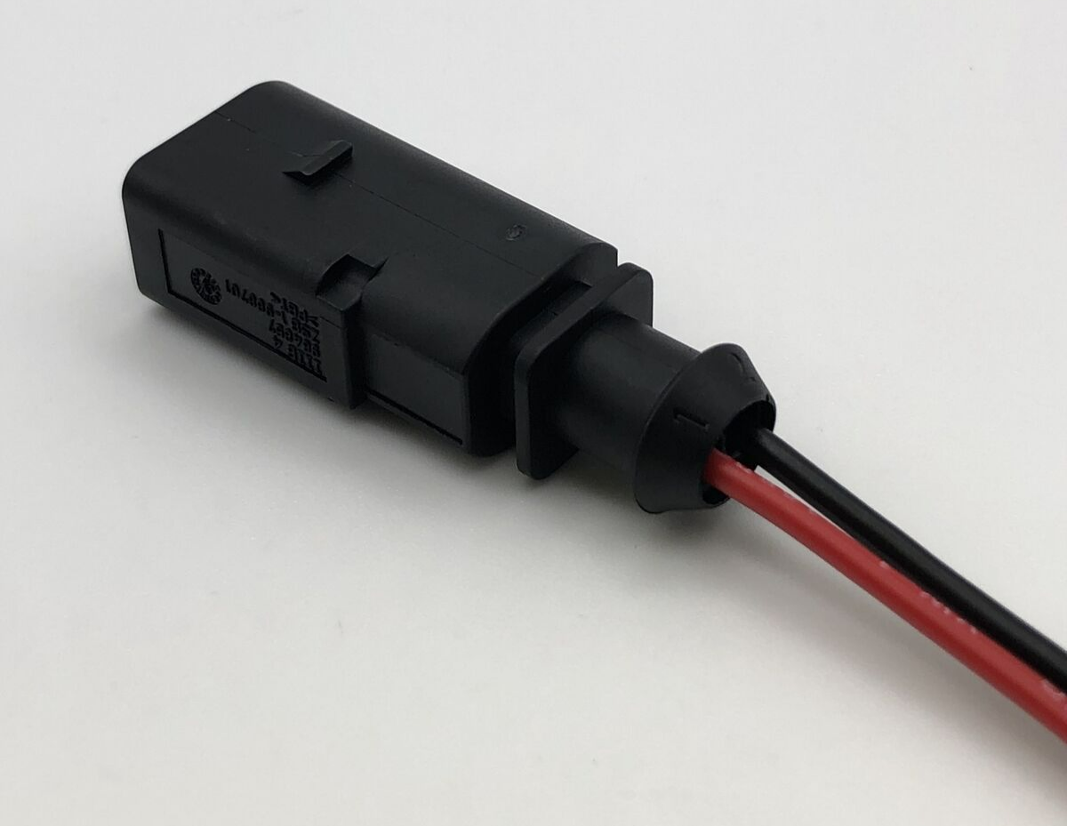 Brake Pad Wear Sensor Connector For VW Audi Skoda 2 PIN Prewired Plug
