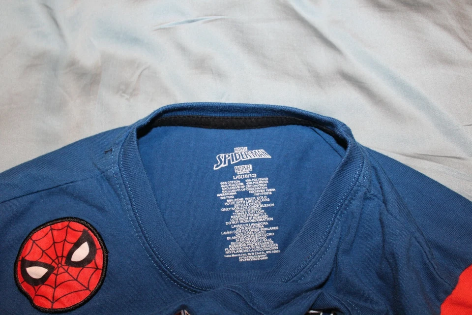   Camiseta Spider-Man Manga Larga Niño Rojo/Azul Marvel -Grande 10/12  Foto 3 de 3