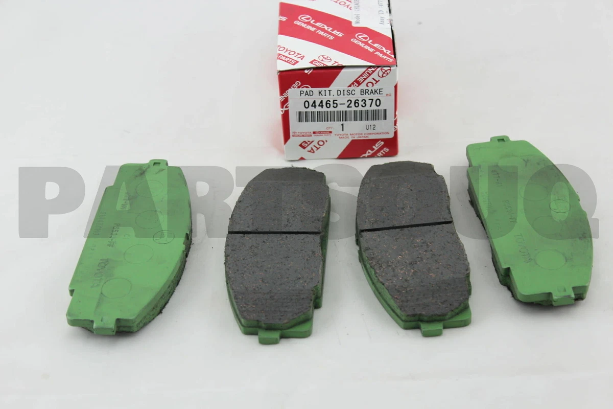 0446526370 Genuine Toyota PAD KIT, DISC BRAKE, FRONT 04465-26370 