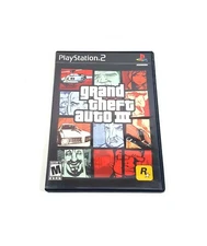 Grand Theft Auto 3 Playstation 2 Complete Black Label Case Manual Map Disc Mint