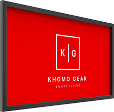 Fixed Frame Projector Screen - Matte 100 Inch - Hang on Wall - 4K - 8K Ultra HD,