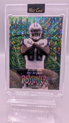 Dez Bryant 2026 Wild Card Alumination Psyched 1/1 Dallas Cowboys JPYW2-DB