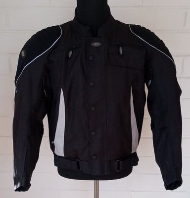 Cortech Motorcycle Jacket Men's XS 38 Black Fusion Tour Master Armored EXC LN