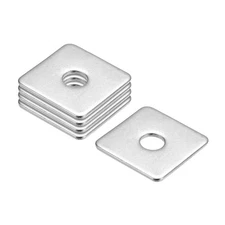 Square Washer, 5pcs M8x30x30x2mm 304 Stainless Steel Square Plate Washers