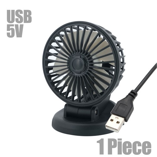 12/24V Portable USB / Cigarette Lighter Car Cooling Fan Multi-Angle Car Fan - Picture 9 of 11