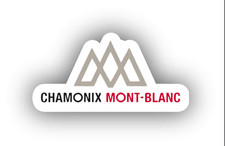Chamonix Mont Blanc Ski Resort Vinyl Printed Sticker