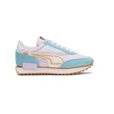 PUMA Future Rider Spring Sketchbook Lace Up Youth Girls Blue, Pink Sneakers Cas