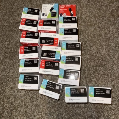 50 X 20 Boxes 1000 total Accu-Chek Test Strips Exp 1/26 And Beyond