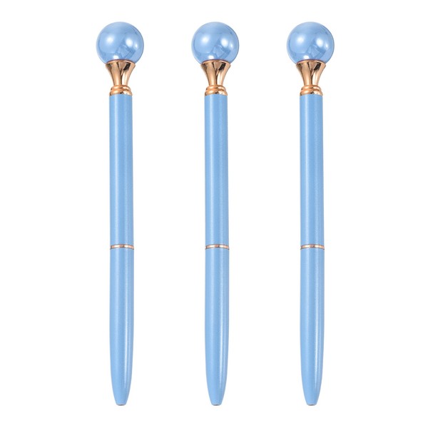 Perlen-Kugelschreiber 3 StüCk, 1,0 Mm Schwarze Tinte, Dunkelblau FüR Pearl-image