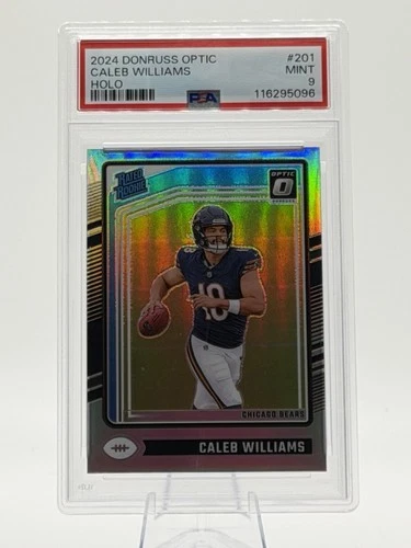 2024 Panini Donruss Optic - Rated Rookie Caleb Williams Holo Prizm PSA 9 (RC)