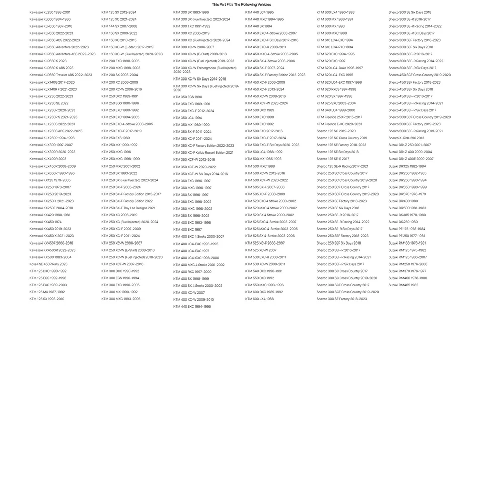 Kenda K760 Trakmaster II Front Tire For KAWASAKI KX250F 2004-2018 - Image 3 of 4