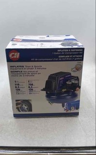 Campbell Hausfeld 1 Gallon Portable Gauge Hose Pancake Air Compressor Kit