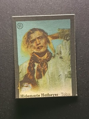 Prewar Divs of the Show Figure # 51 Hidemarie Hatheyer Tobis