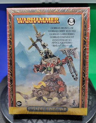 Warhammer Classic Resin Gorbad Ironclaw Orc Lord on Boar BRAND NEW SEALED OOP