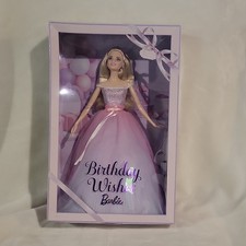 Barbie Birthday Wishes Collector Fashion Doll Blonde Blue Eyes Unopened Box