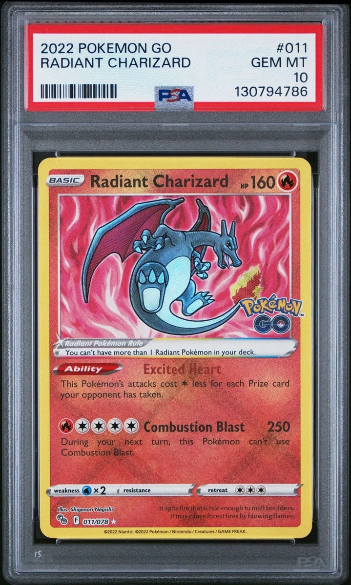 Radiant Charizard Pokémon TCG Cards for sale | eBay