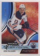 2021-22 Upper Deck Synergy Exceptional Phenoms Blue 75/299 Jesse Puljujarvi 07g7