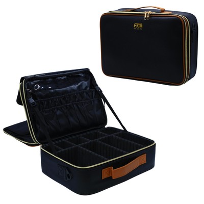 Extra große Make Up Kosmetiktasche Aufbewahrungsbox Organizer Kosmetik Reise Beauty Bag