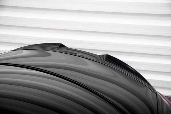 Spoiler CAP FüR 3D Mercedes-Benz CLA Coupe C118 Heckspoiler Dachspoiler Schwarz-image