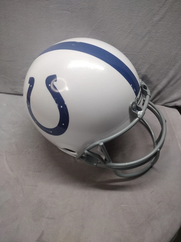 Capacete de futebol americano juvenil colecionável Indianapolis Colts Franklin NFL - Imagem 4 de 4