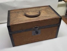 J.K. MOWLDS JERUSALEM COMMANDERY No.15  PHOENIXVILLE PA KNIGHTS TEMPLAR HAT BOX