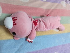 Gloomy Pink Naughty Grizzly Bear With Bloody Claws 19 Inch RARE