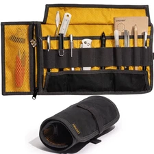 ® Art & Electronic Organizer | EDC Roll-Up Tool Bag for Pen Lovers & Tech | M...
