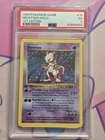 1999 Pokemon Base Set Mewtwo 1st Edition Shadowless 10/102 PSA 5 EX