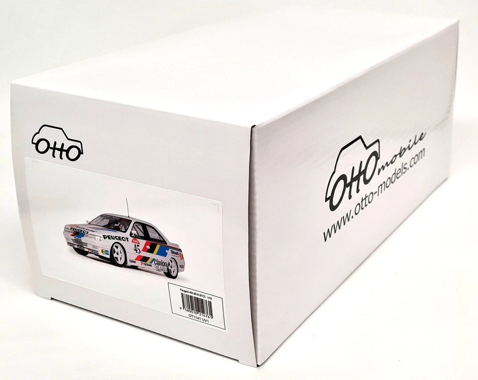 Coche modelo Otto 1/18 Peugeot 405 Mi-16 BTCC R. Gravett 1992 resina escala Foto 2 de 4