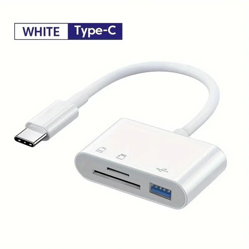 Type-C to USB A Adapter Memory Card Reader Support MMC Micro SD /SDHC/TF/OTG AUS - Picture 10 of 11