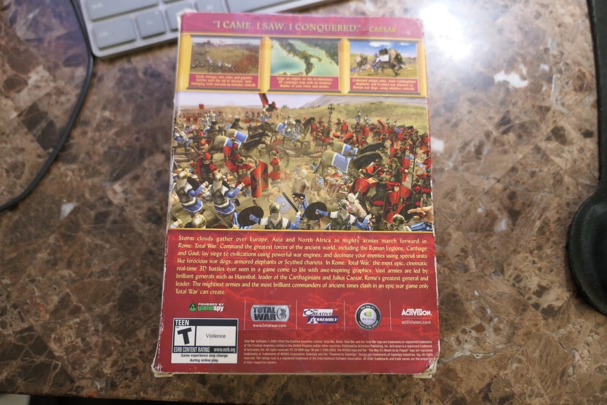 Rome: Total War (Activision PC, 2004) BIG BOX BRAND NEW FACTORY