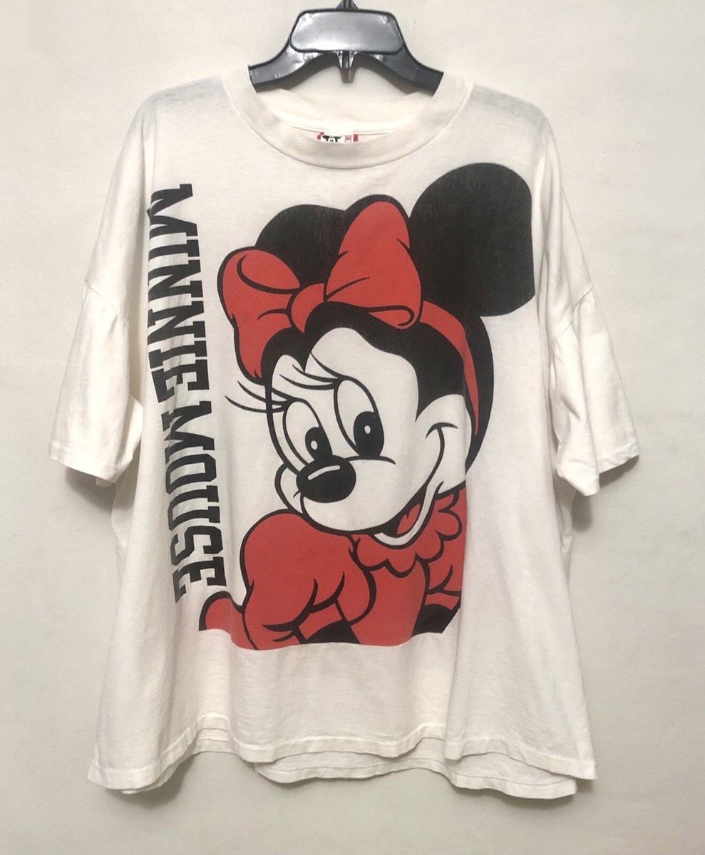 Vintage VTG Minnie Mouse Disney Designs Double Sided Tshirt Shirt
