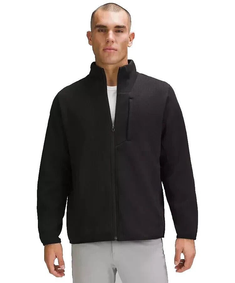 ルルレモン ジャケット ジャージ ブラック S Lululemon Black Regular Activewear Jackets for Men for Sale