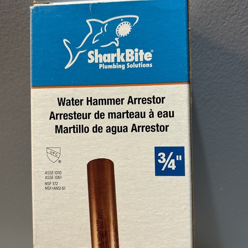 NEW SharkBite Water Hammer Arrestor 3/4 in Residential 22632 Quiet Pipes - Picture 2 of 8