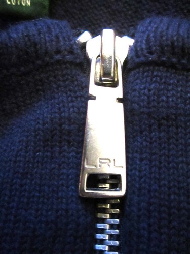 Lauren Ralph Lauren Womens Full Zip Cardigan, Long Sleeve, Navy Blue, Size 2X - Picture 9 of 15