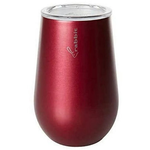 Rabbit 4-Pack Double Wall Stainless Steel 12oz Wine Tumbler Set with Lids - Picture 12 of 14