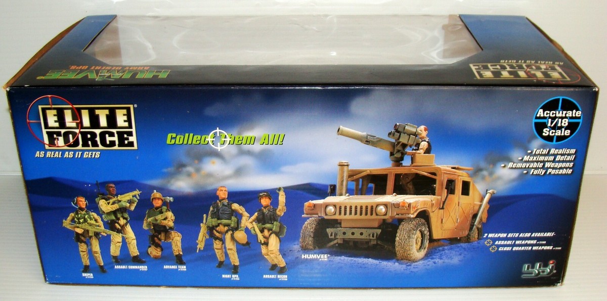 1:18 BBI Elite Force U.S Marine Battalion Desert Humvee Military