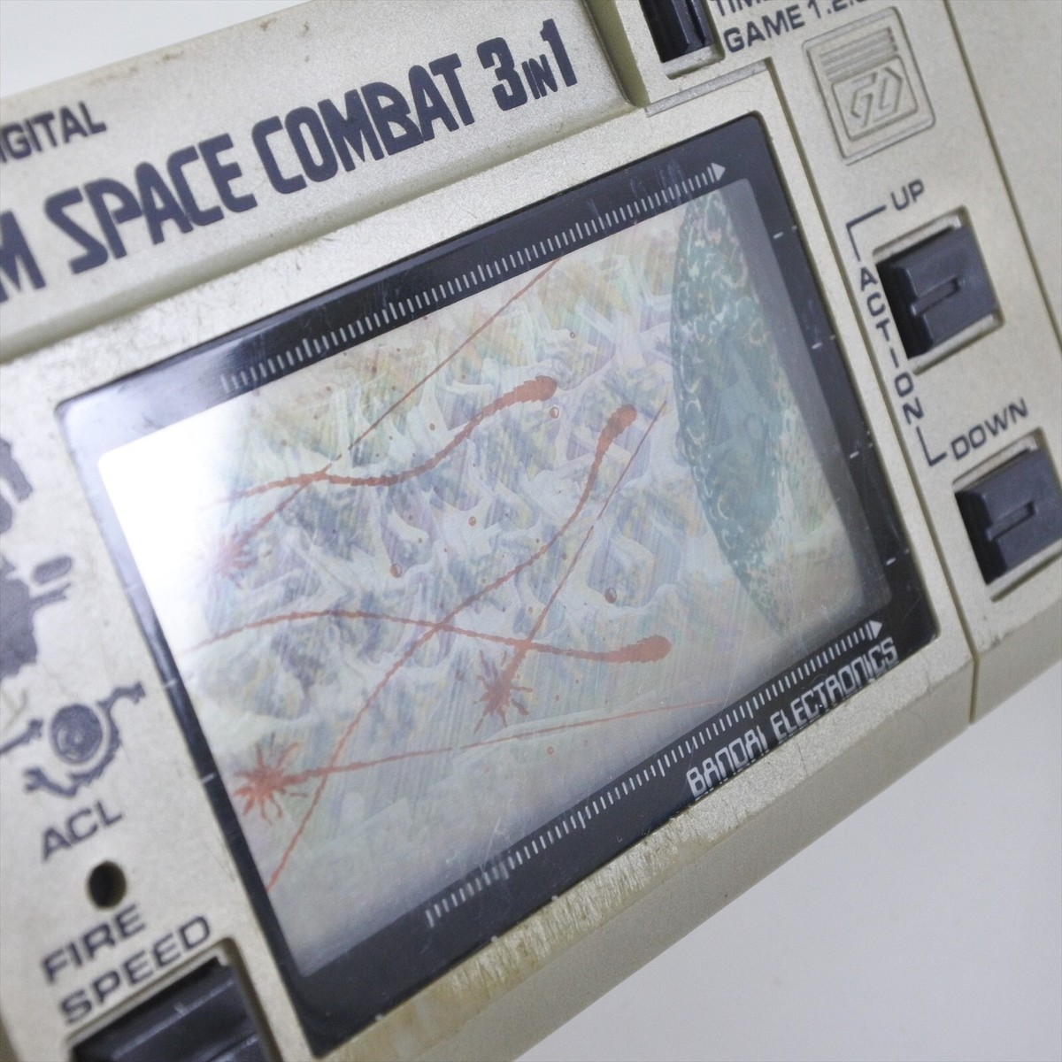 JUNK LSI GUNDAM SPACE COMBAT 3 IN1 Game Watch Handheld JUNK LSI GUNDAM SPACE COMBAT 3 IN1 Game Watch Handheld