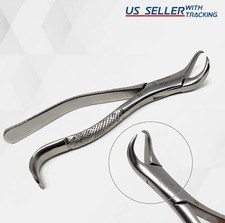DENTAL TOOTH EXTRACTING FORCEPS 16 COW HORN LOWER MOLAR GERMAN STAINLESS STEEL 