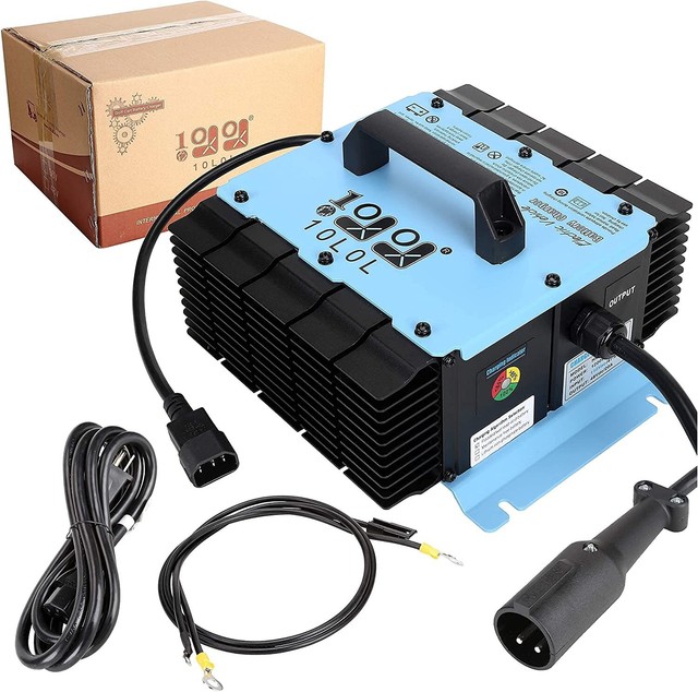 10LOL Golf Cart Intelligent Battery Charger Yamaha G29 3pin Plug