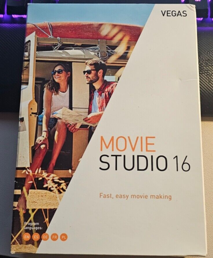 Vegas Movie Studio 16 Fast Easy Movie Making - Retail Box Vegas Movie Studio 16 Fast Easy Movie Making - Retail Box