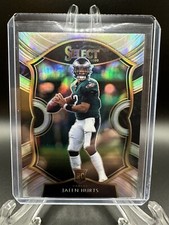 2020 Panini Select Jalen Hurts Rookie Concourse Card Silver Prizm #50