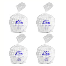 Kalita KWF-185 Wave Drip Coffee Filters White for 2-4 Servings, 100 Filters