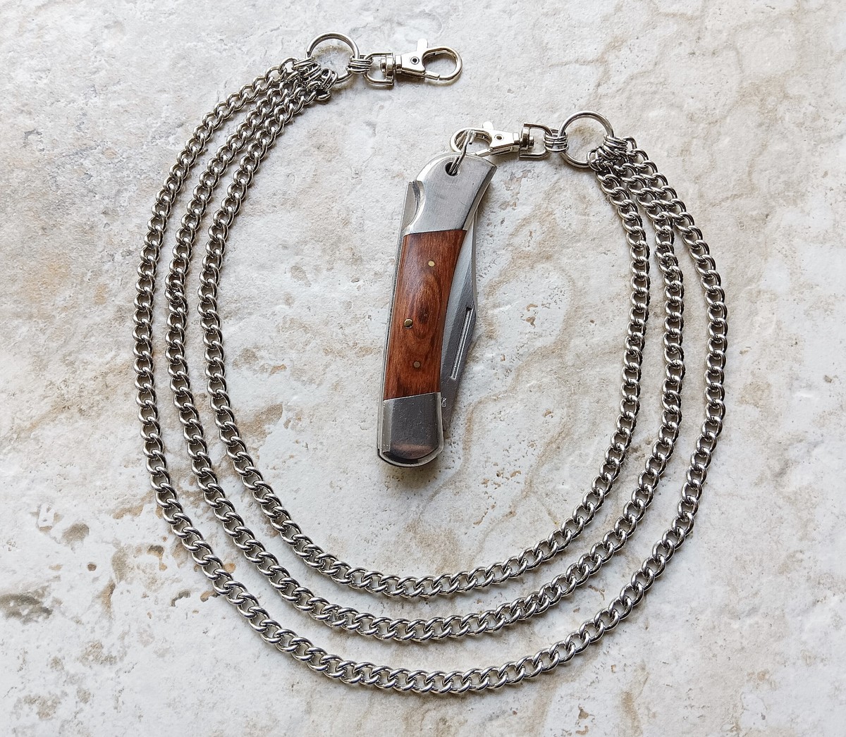 小物 10waycombination necklace & wallet chain PINKPIN Wallet Chain for Men Women Biker Motorcycle Trucker
