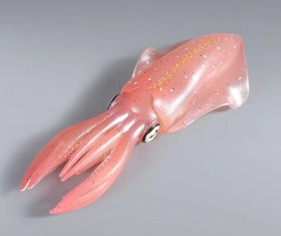 Pink Squid Fish Sea Animal Toy PVC Action Figure Doll Kids Toys Party Gifts