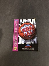 NBA Jam sega game Gear Manual