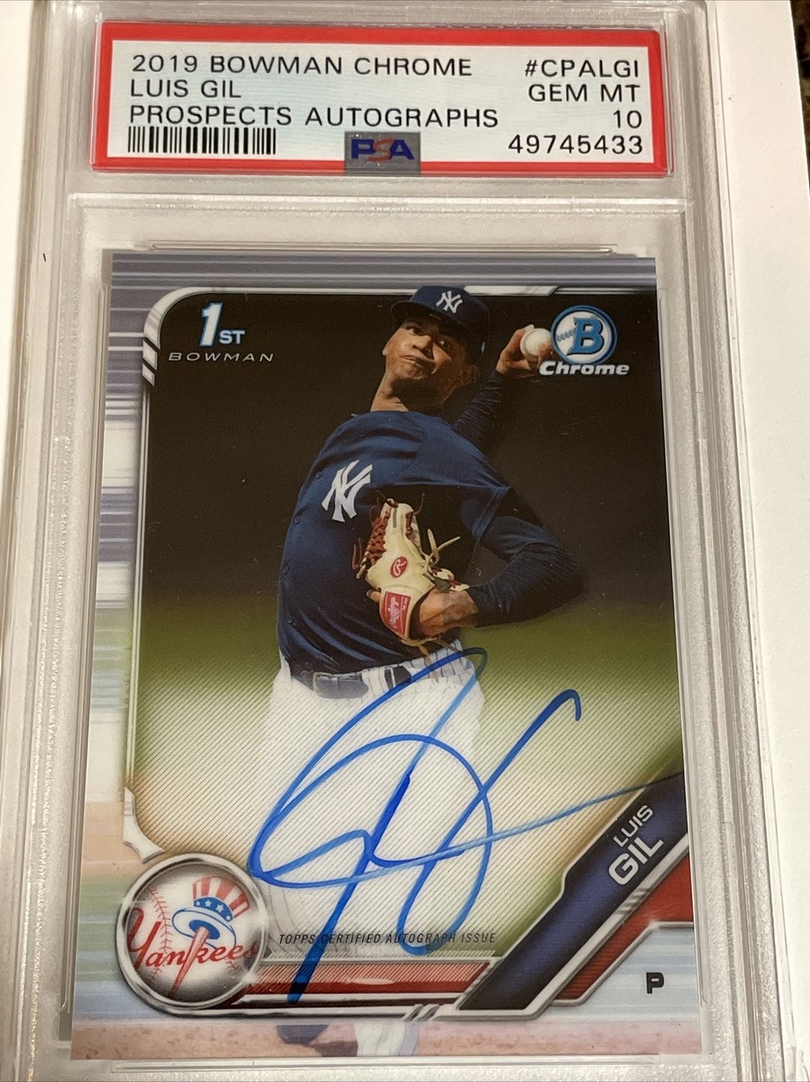その他 bowman Luis Gil Luis Gil 2022 Bowman Rookie 1st Card RC #72 New York Yankees