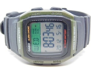 Casio Illuminator 3239 W-96H WR 50M Quartz Digital Men's Watch | eBay