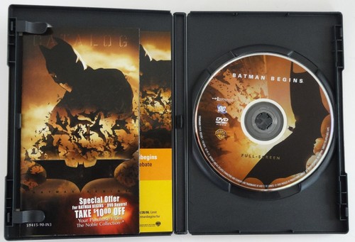 Batman Begins (DVD, 2005, Full Frame) - Picture 3 of 4